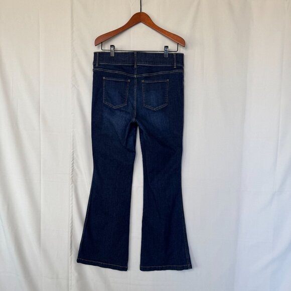 Spanx Flare Bootcut Pull On Jeans in Midnight Shade Plus Size 1X Regular - Picture 6 of 16
